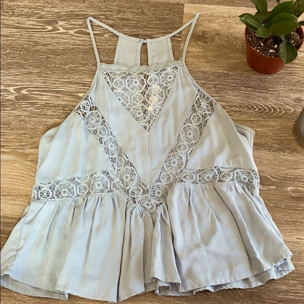 La hearts lace tank